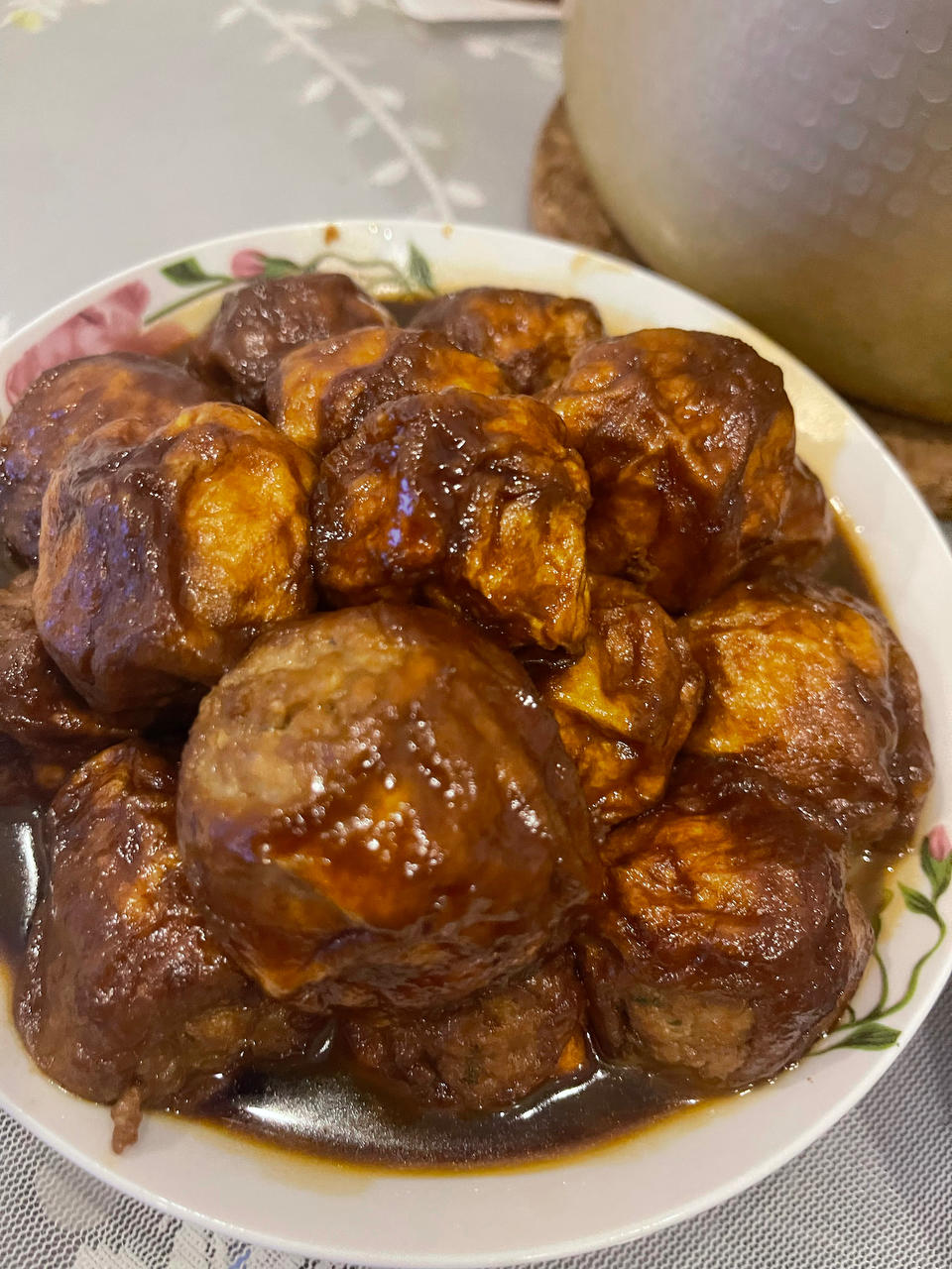 红烧油面筋塞肉