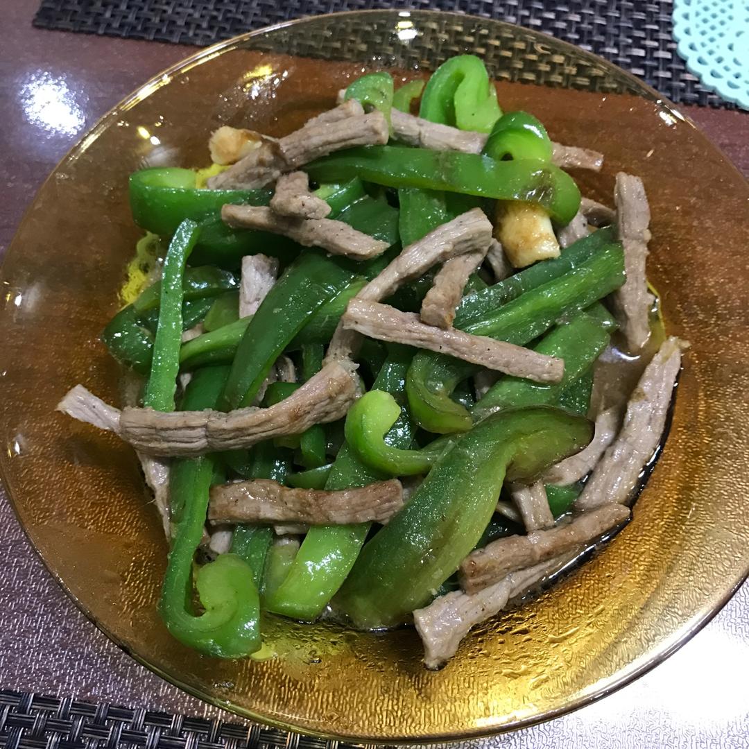 青椒炒牛肉