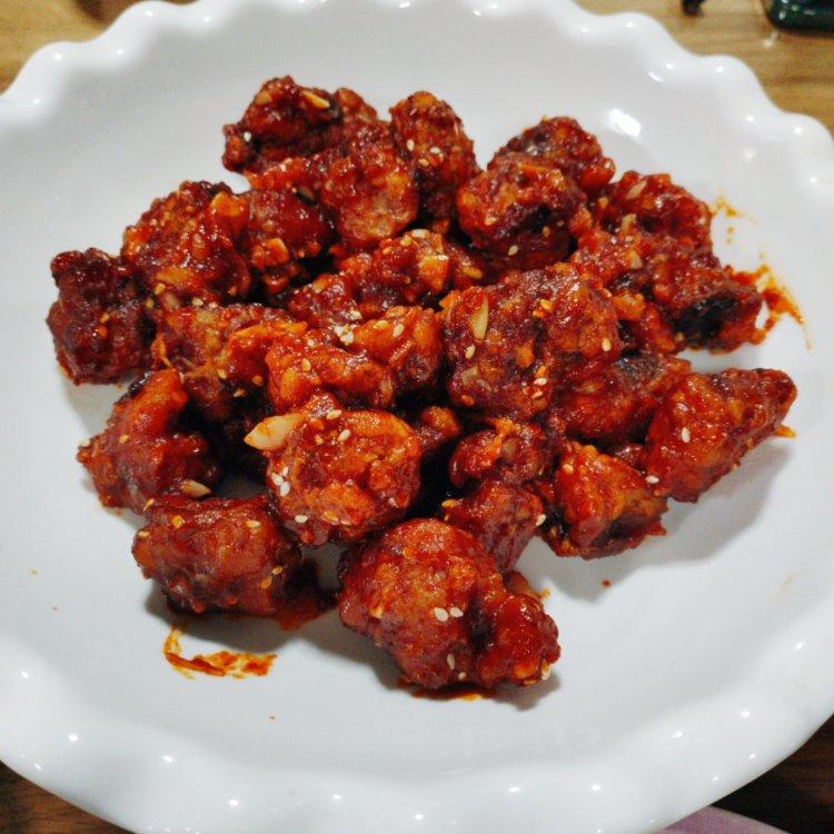 annie美厨做的韩式辣酱炸鸡块