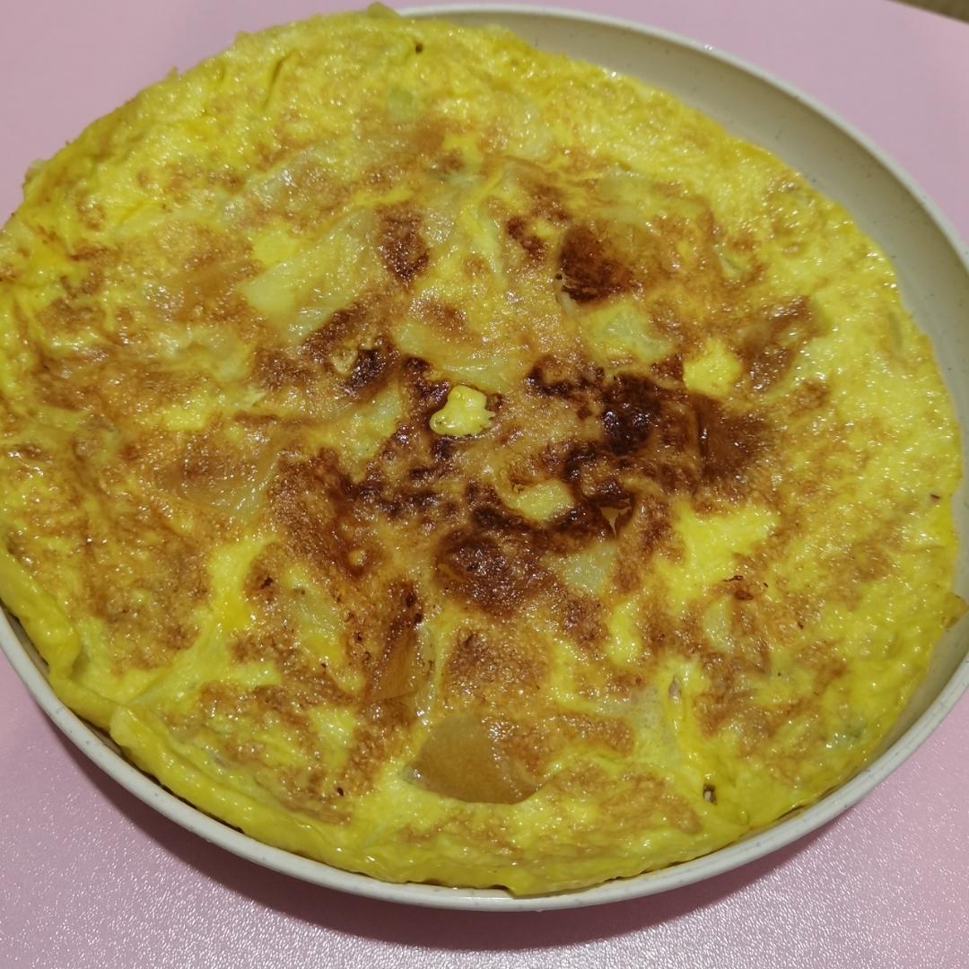 土豆鸡蛋芝士火腿煎饼