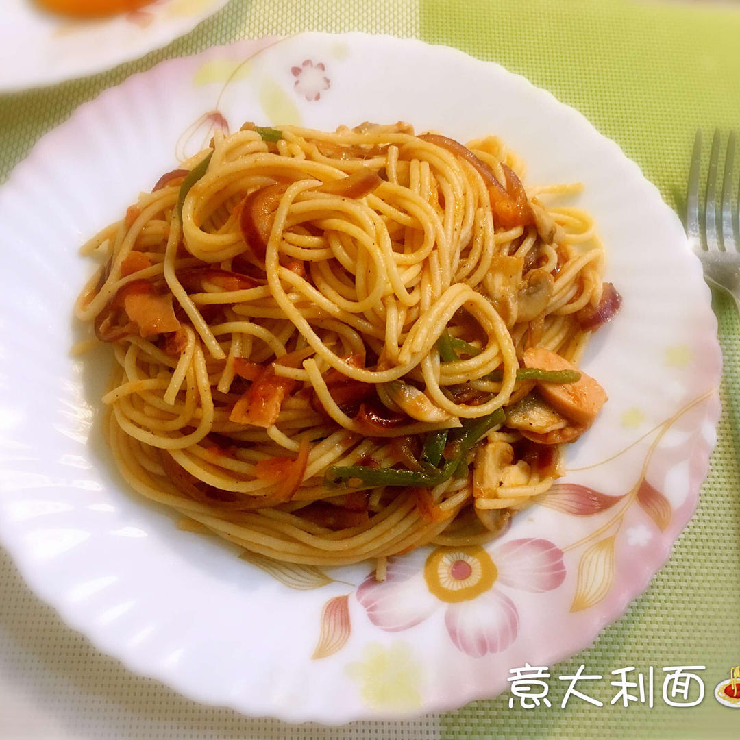 口蘑意面