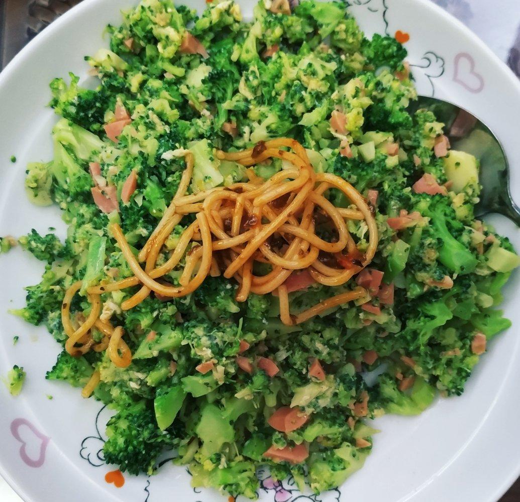 花菜蛋炒饭（减肥餐）