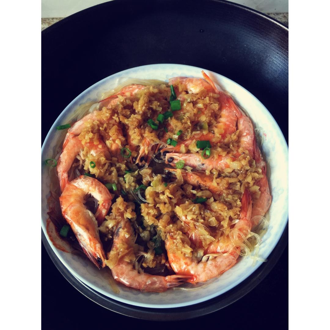 蒜蓉粉丝蒸大虾