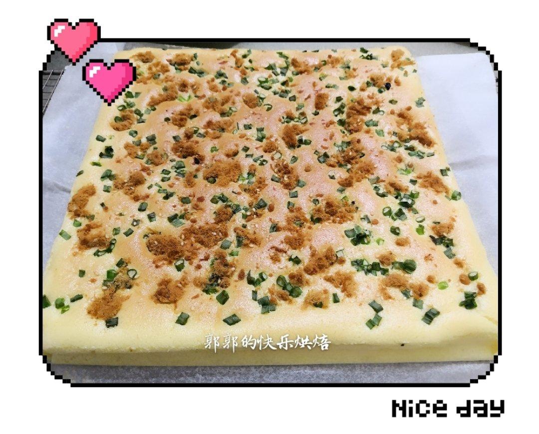 香葱肉松肥蛋糕卷～