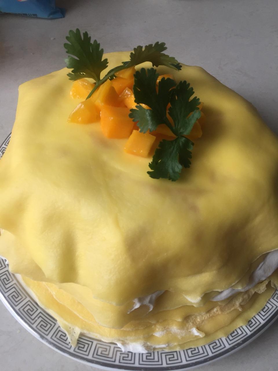 芒果千层蛋糕，100%成功告别煎皮无能