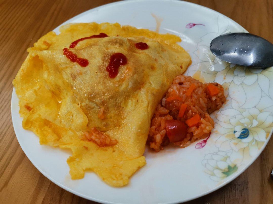 午睡的轻松熊蛋包饭