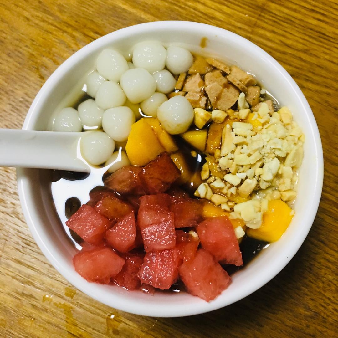 夏日下午茶～爽口冰粉凉粉（白凉粉）