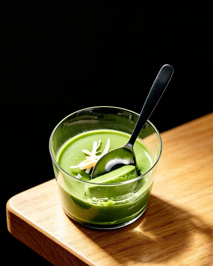 纽约时报▪️抹茶椰奶冻「Matcha-Coconut Custard」