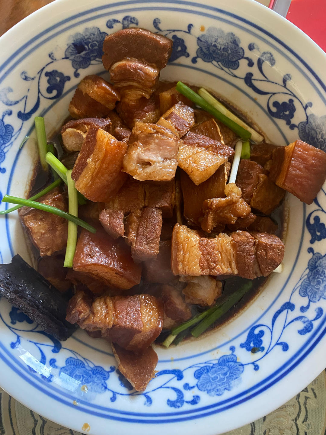 不硬不柴、果味红烧肉