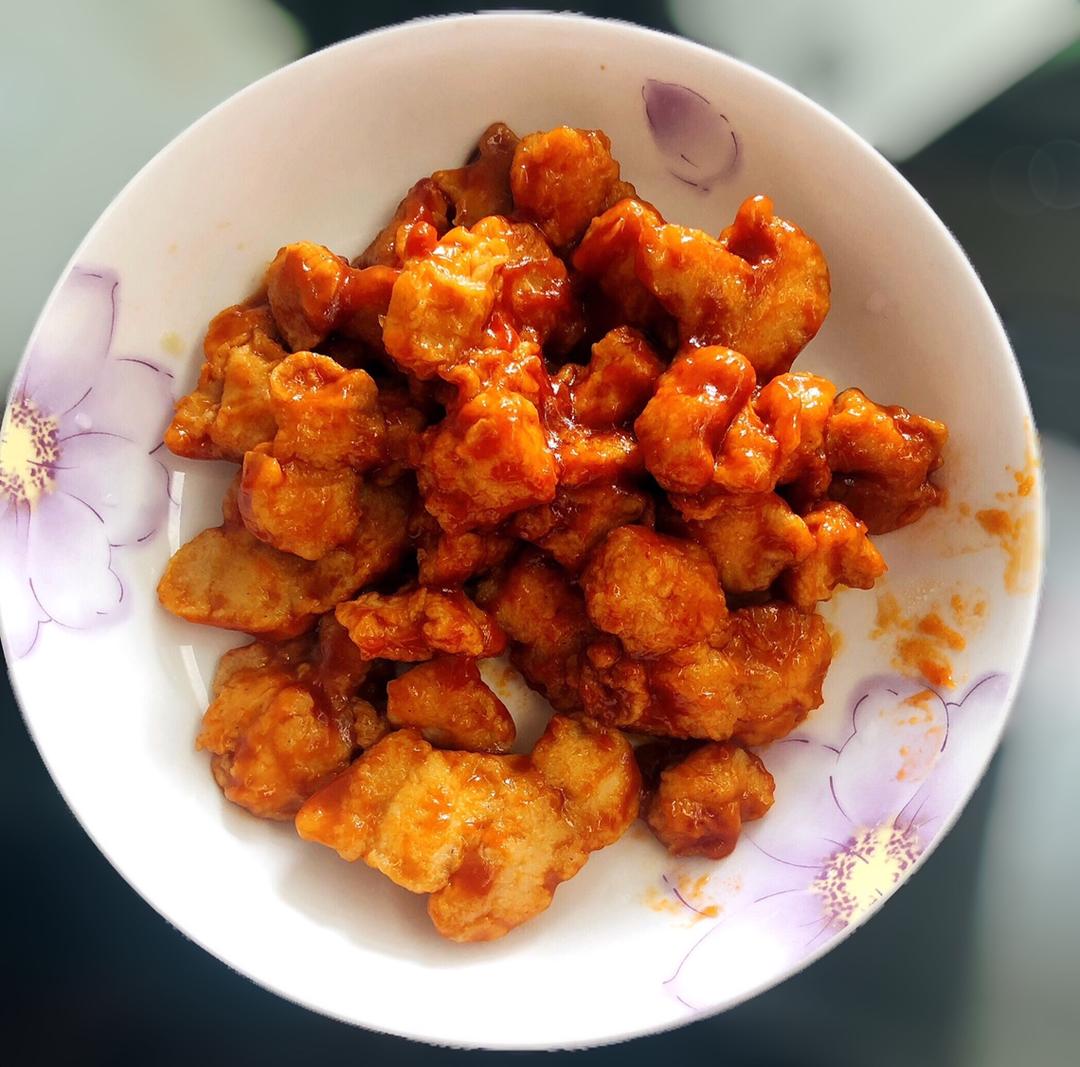 糖醋里脊 鸡胸肉的新吃法 香酥酸甜节日聚餐必做菜 超详细做法