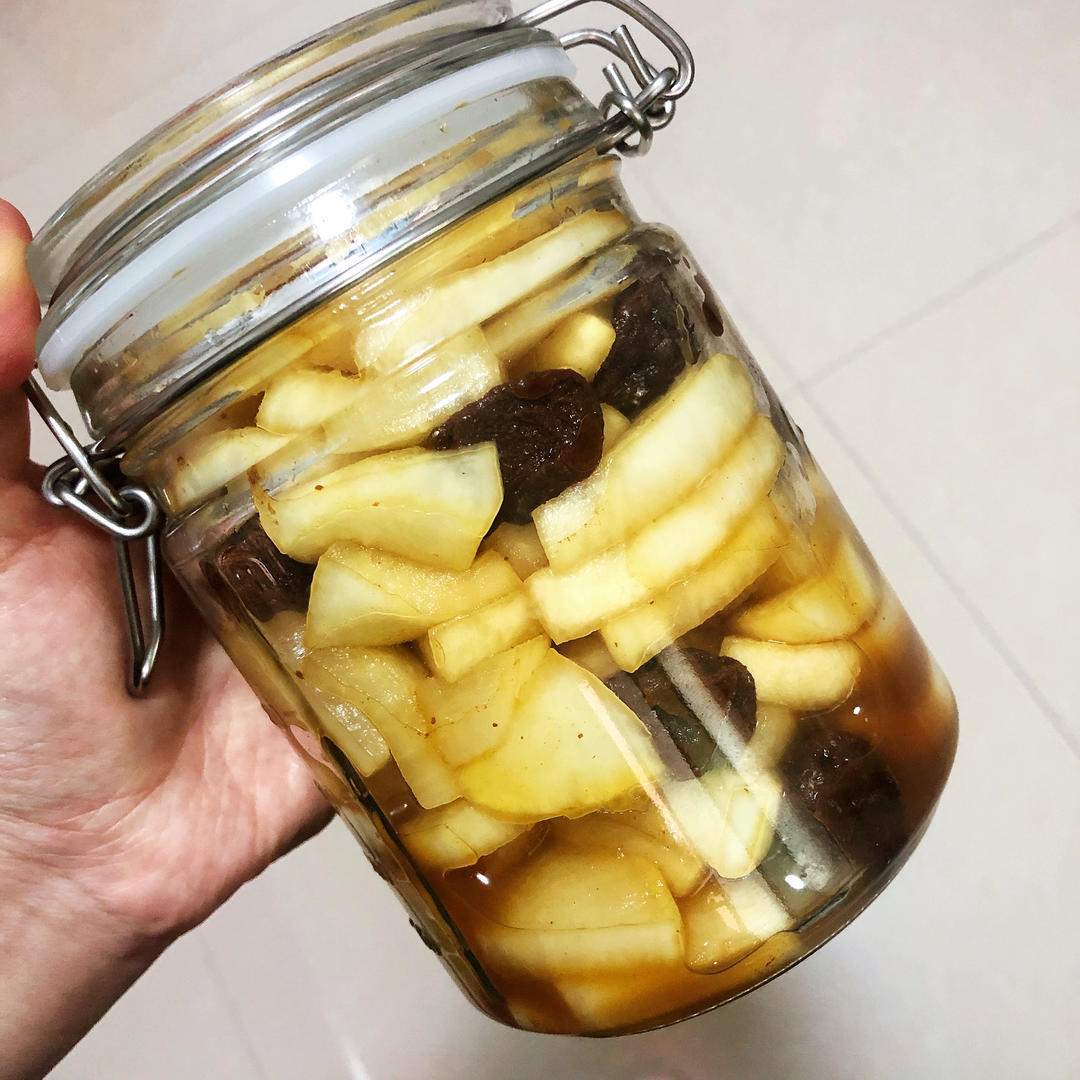 话梅腌萝卜