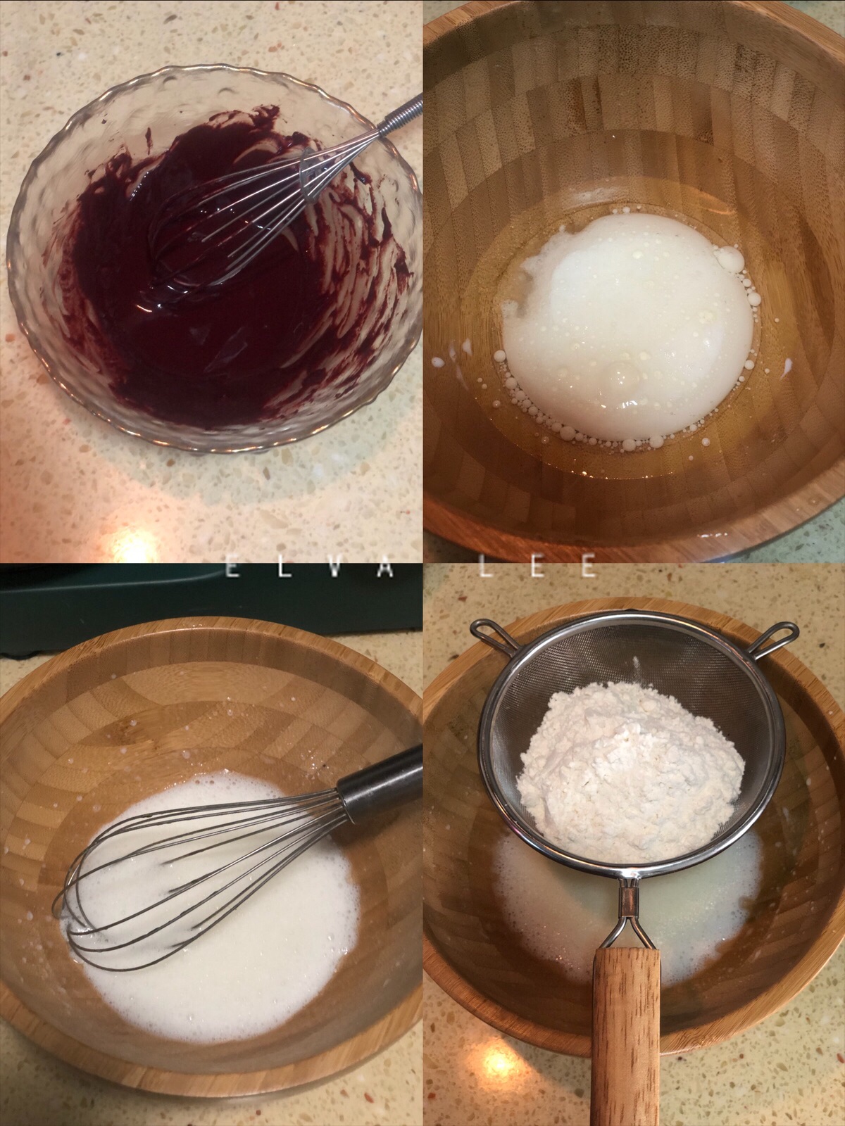 低糖低油红丝绒旋风蛋糕卷的做法 步骤1