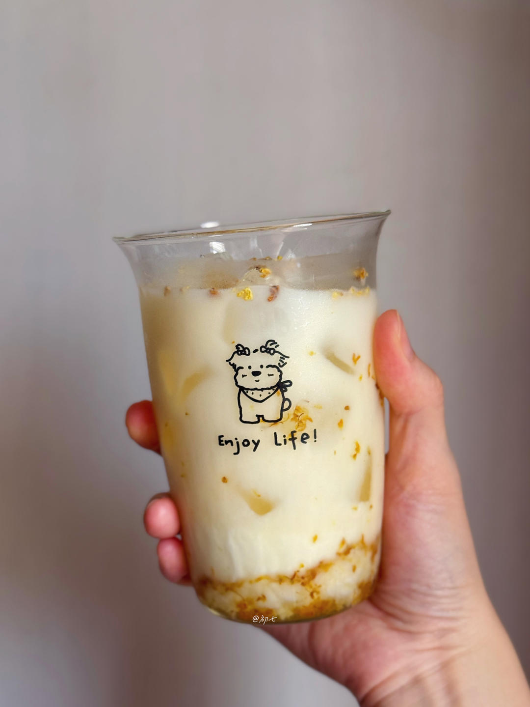 桂花酒酿冰奶