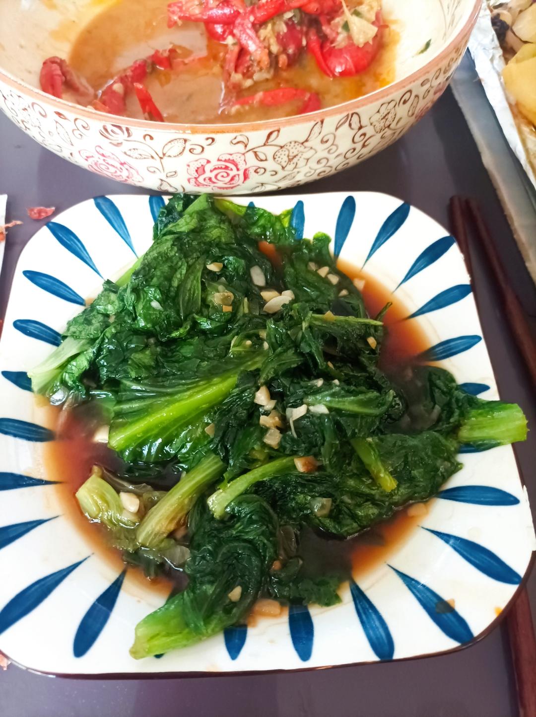 蒜香蚝油生菜