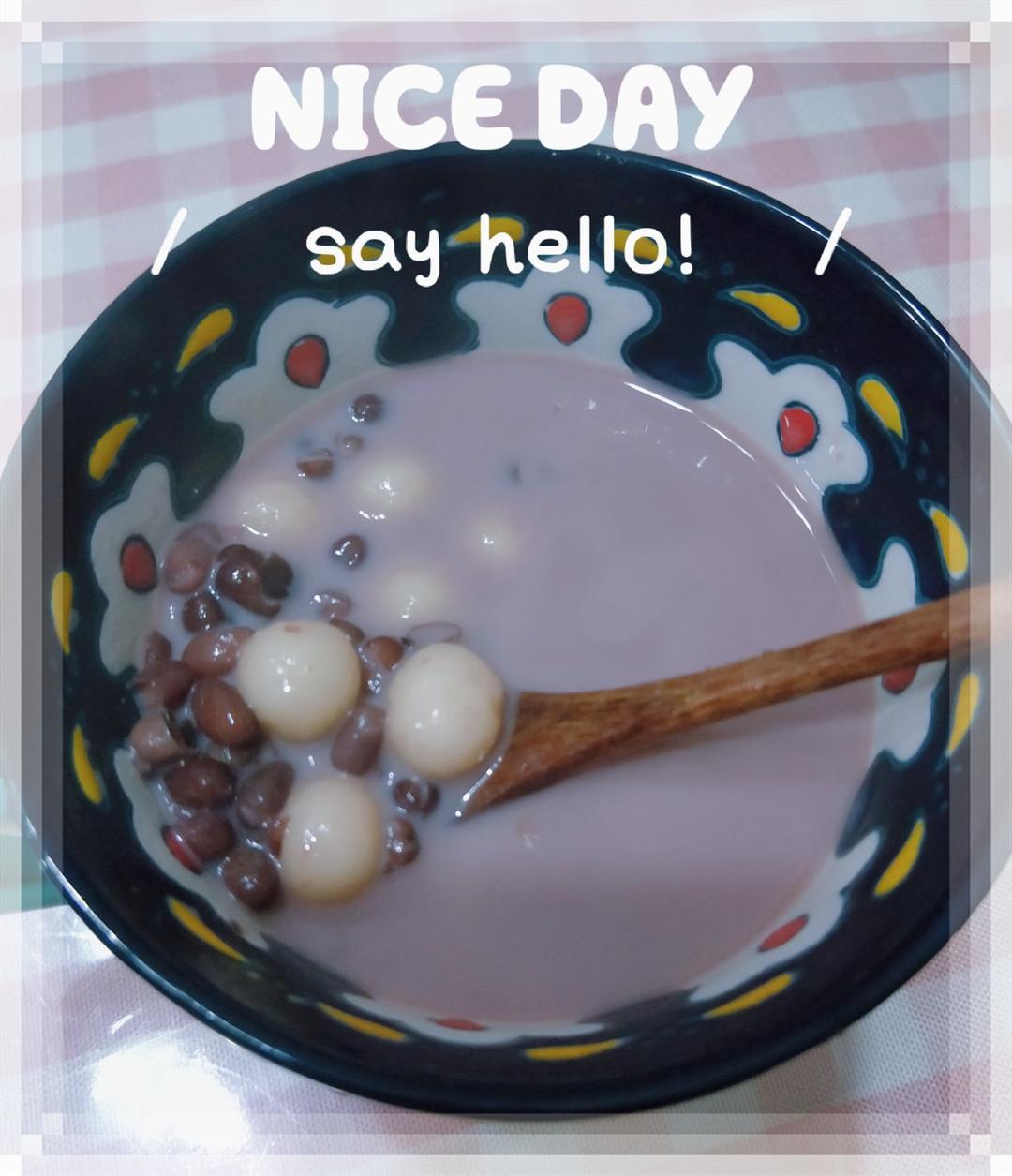 红豆牛奶小圆子（喝完再也不会想喝奶茶了）