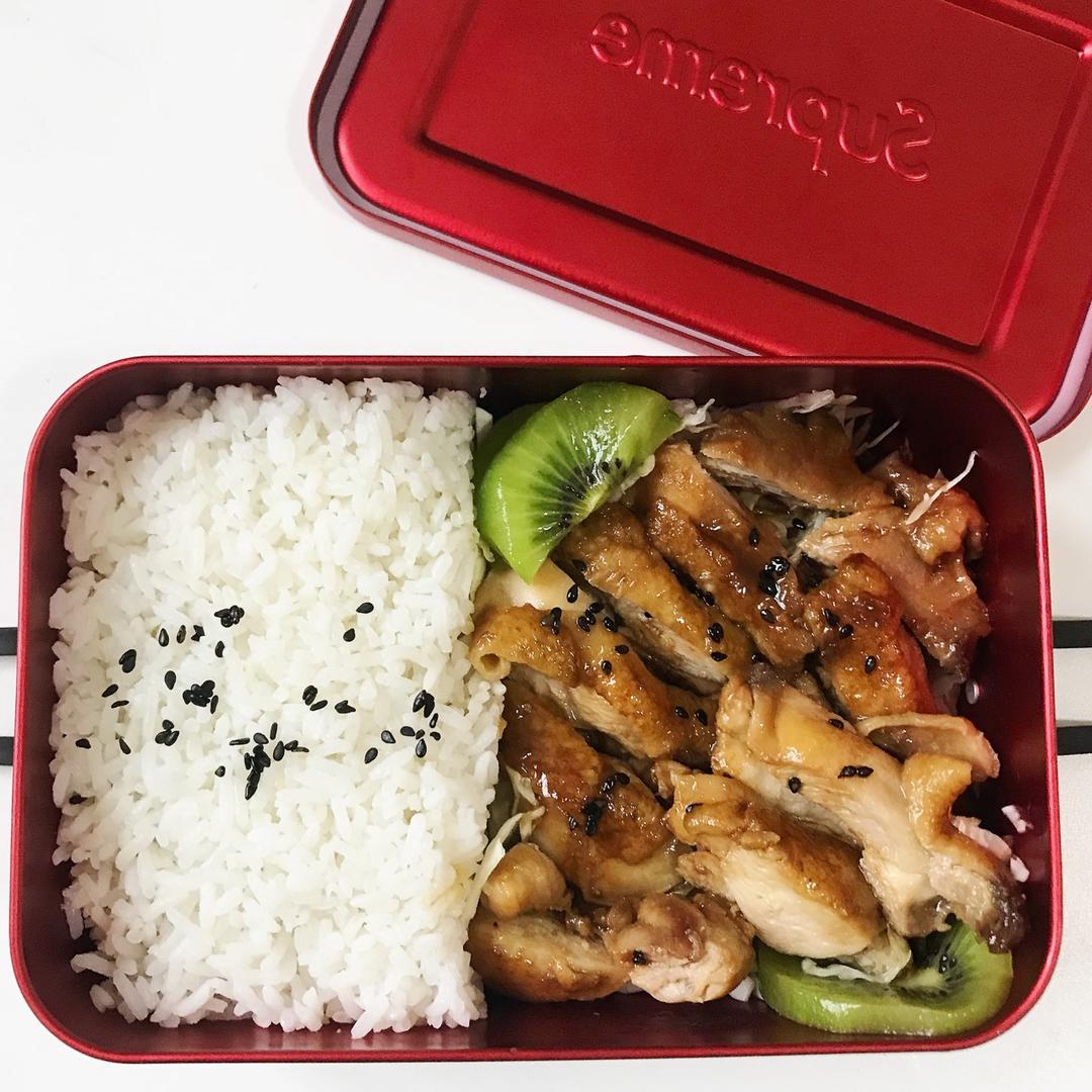 照烧鸡腿饭（附鸡腿去骨方法）