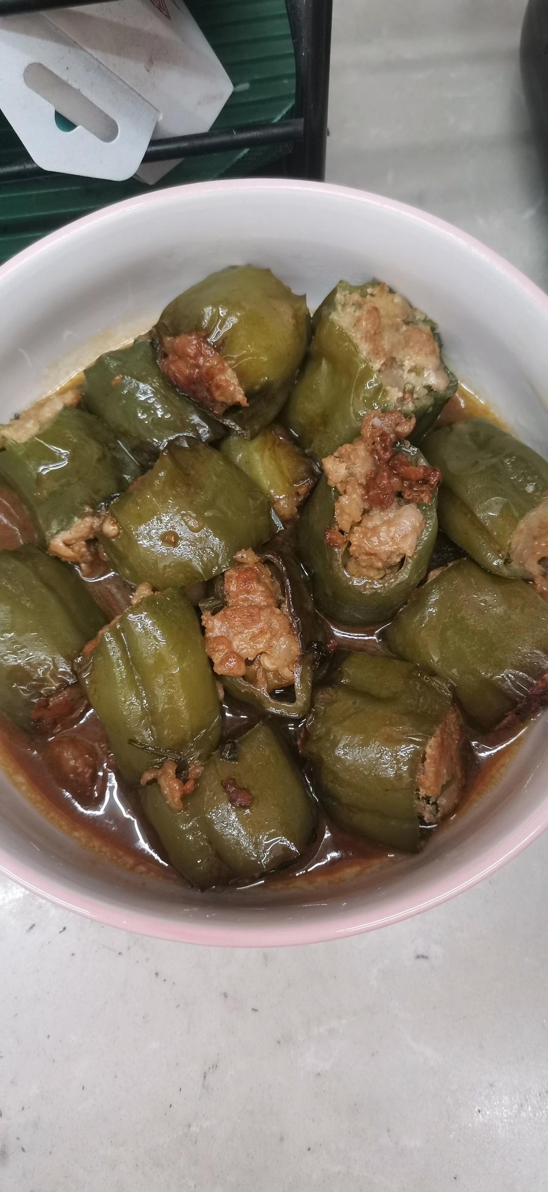 一口一个超过瘾——青椒酿肉