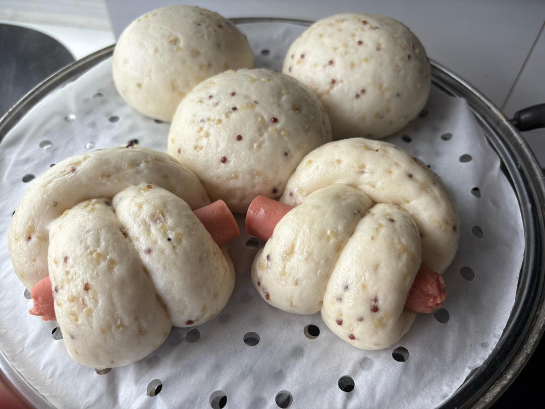 火腿肠兔子馒头卷