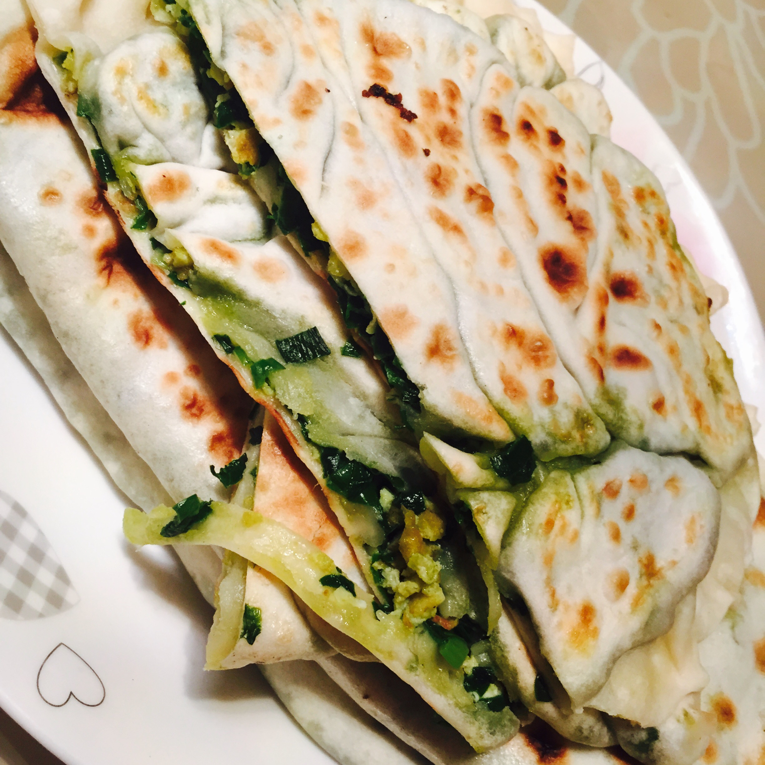 韭菜盒子 Chinese Leek and Egg Pasty