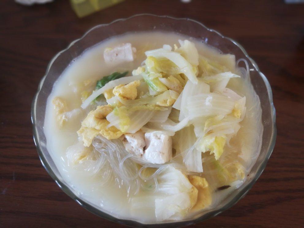 白菜豆腐汤