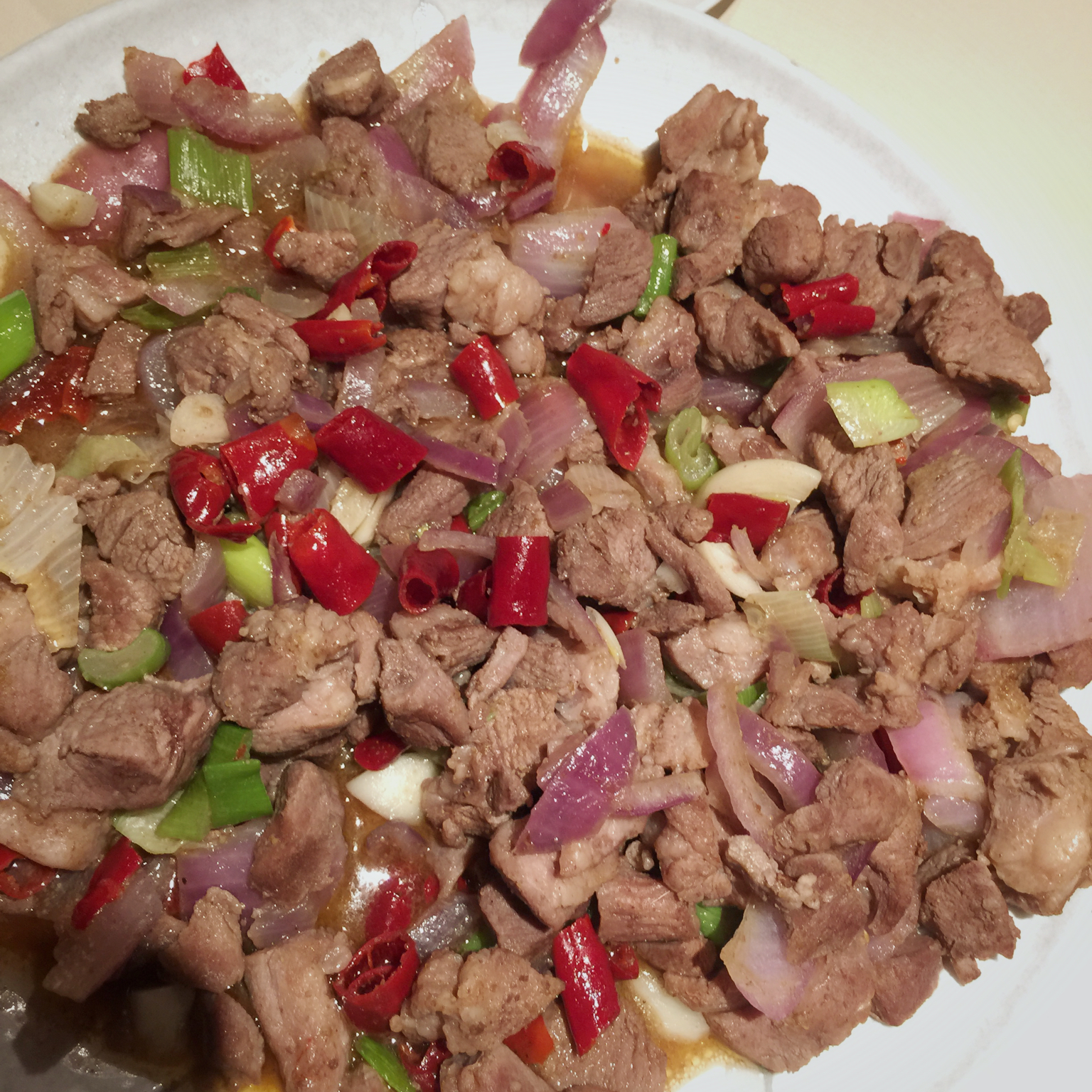 孜然羊肉粒