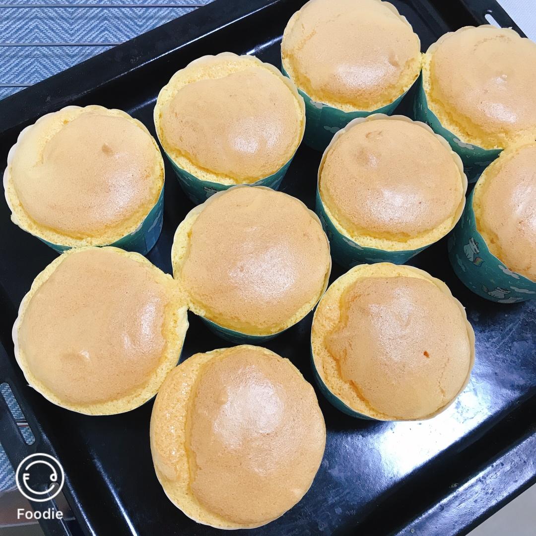 纸杯蛋糕 8寸戚风蛋糕的量