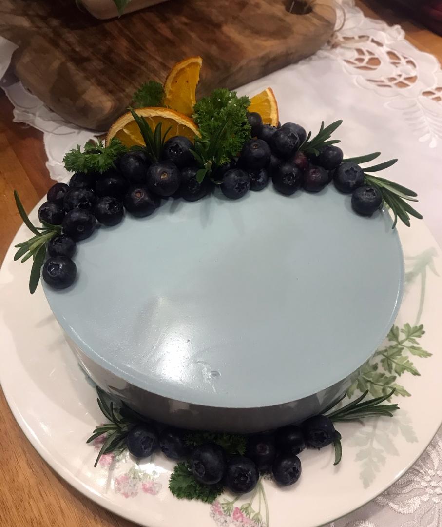 梦幻蝶豆花芋泥奶油蛋糕（6寸）