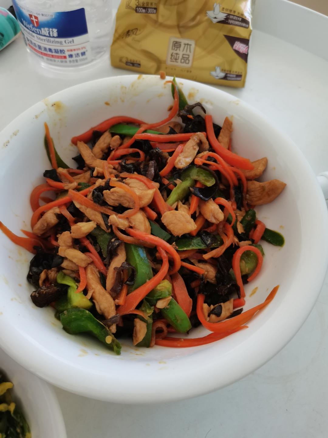 无敌下饭低脂鸡胸肉版鱼香肉丝