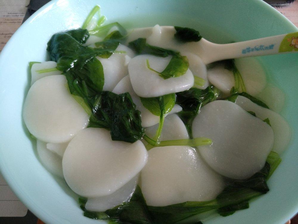 菜汤年糕