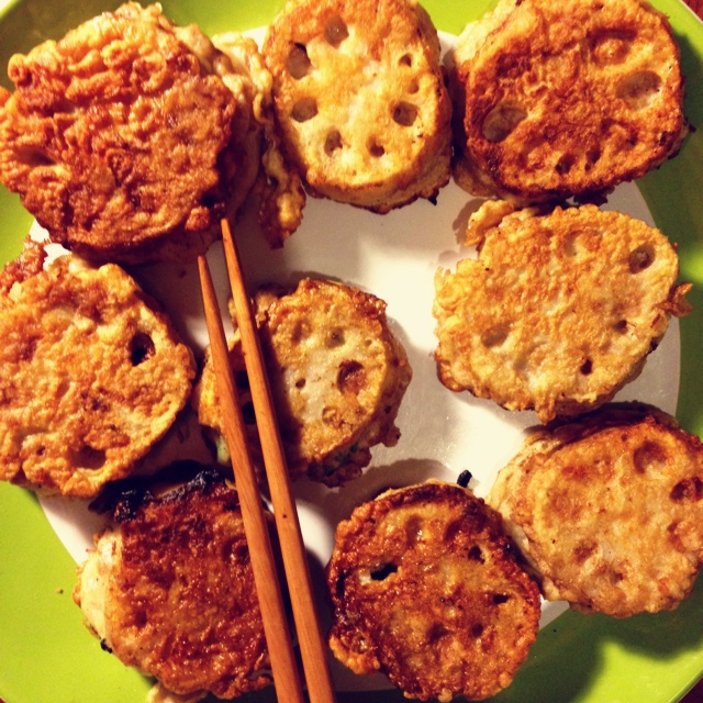 香煎藕饼