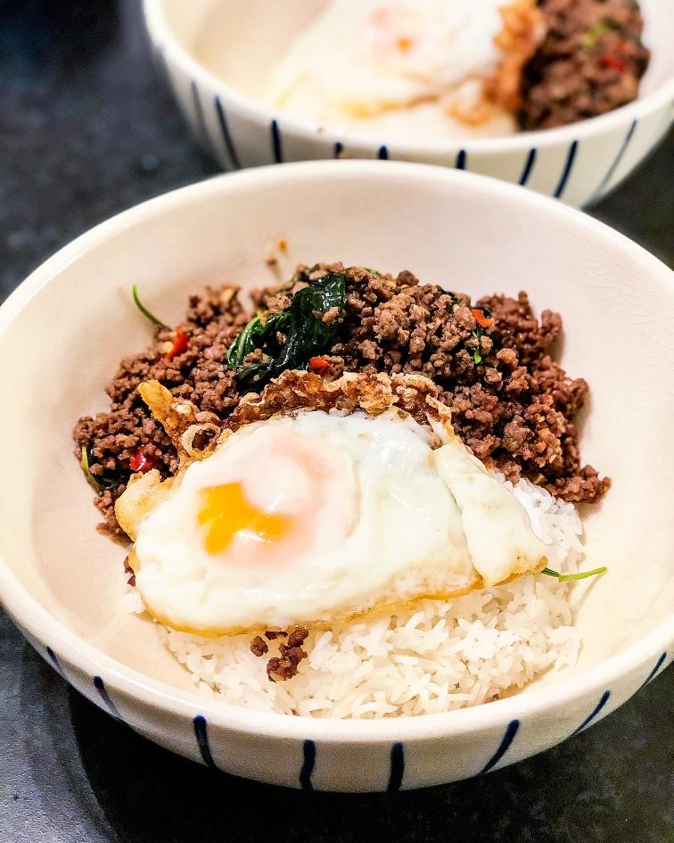 🇹🇭泰式罗勒猪肉末饭「Pad Krapow」