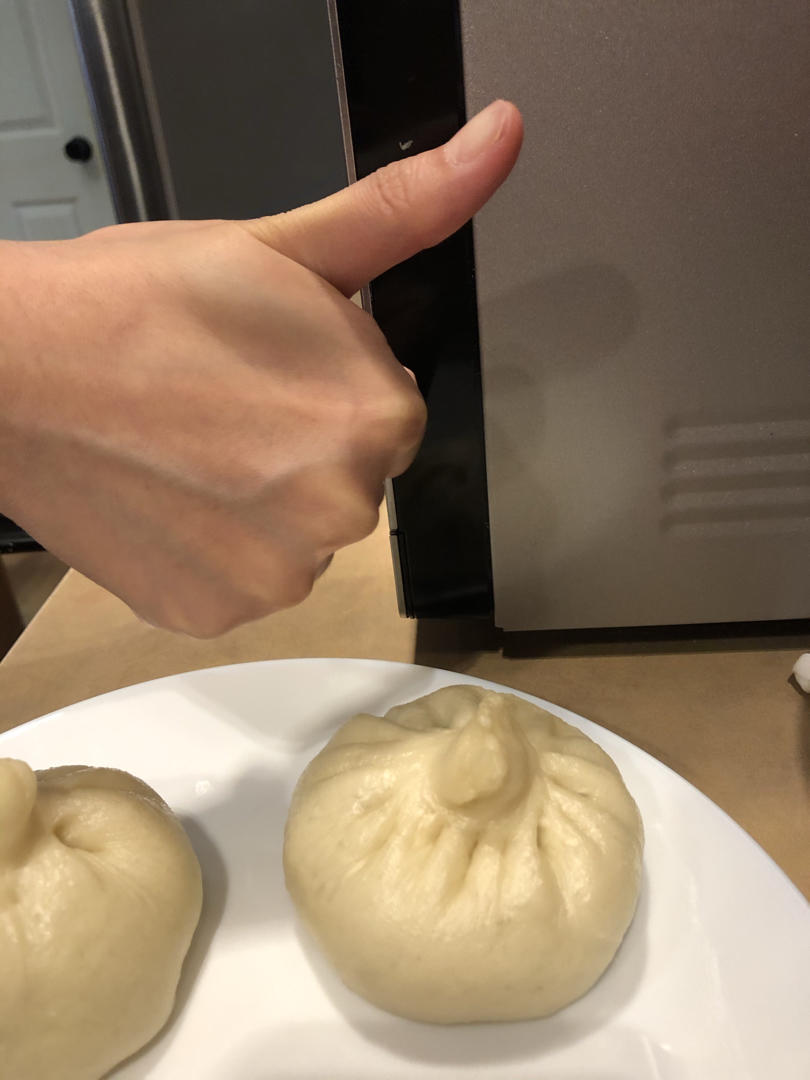 油菜香菇菜包