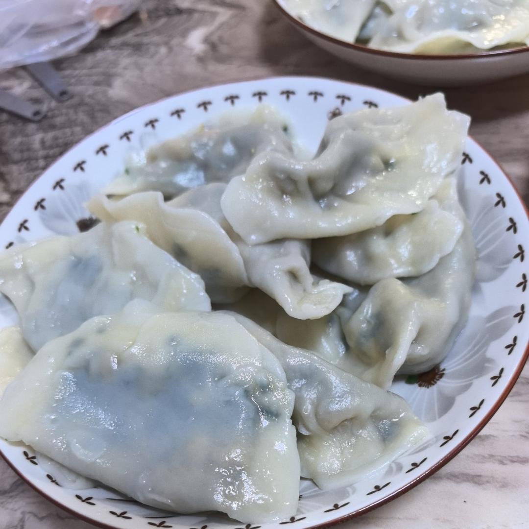 经典的韭菜鸡蛋馅儿饺子 怎么吃都不会腻