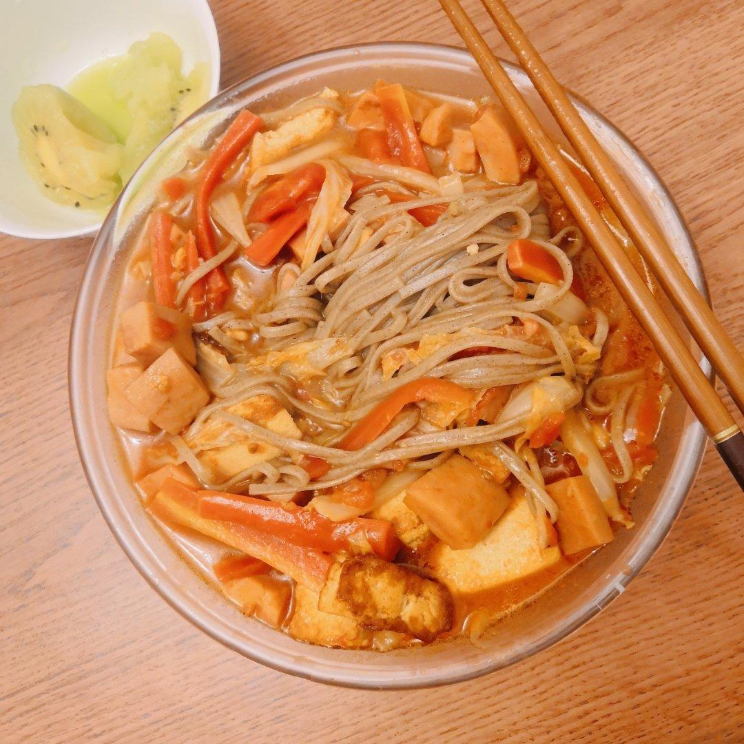 香菇白菜豆腐面