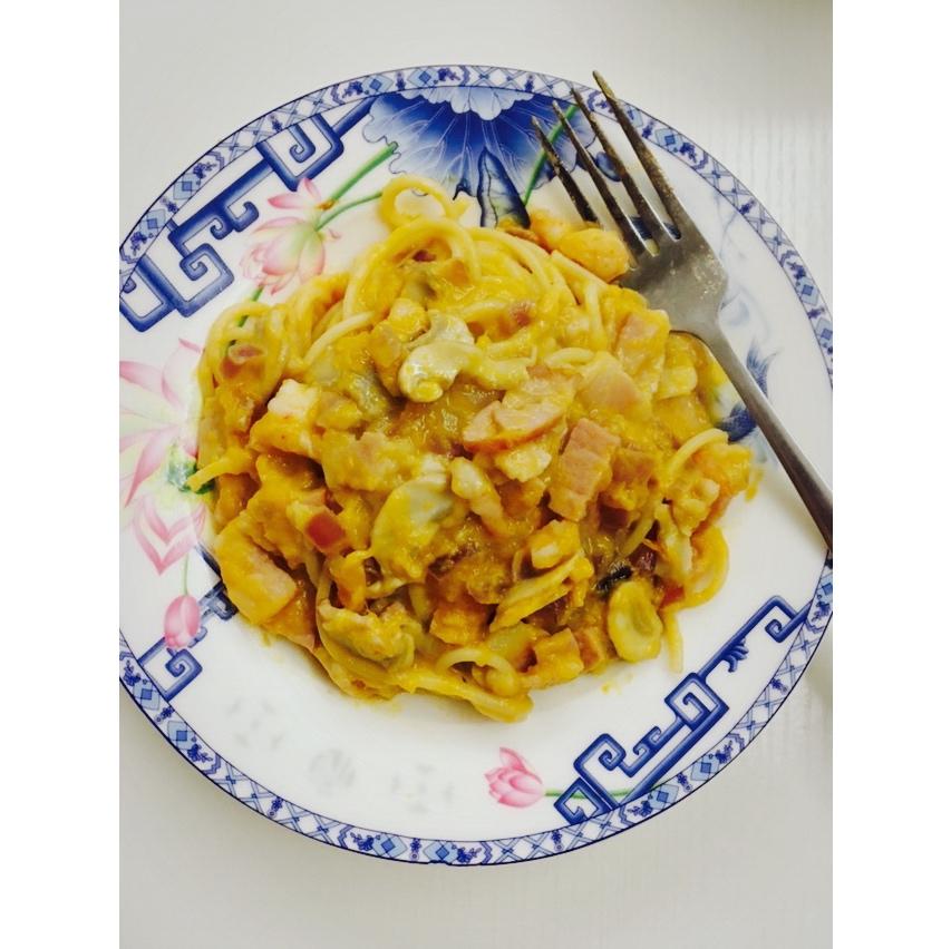 南瓜芝士酱意大利面