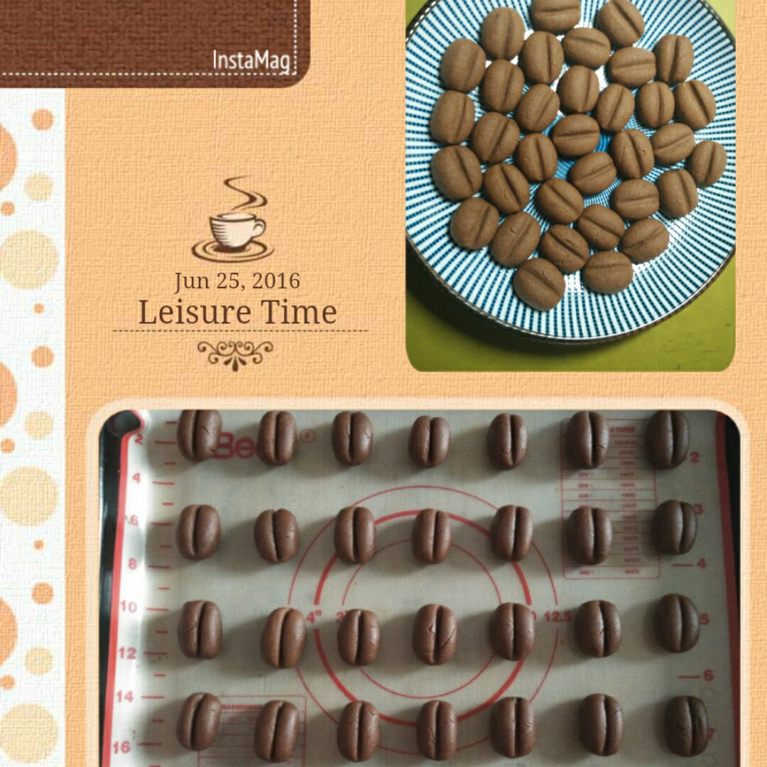 咖啡豆豆饼干