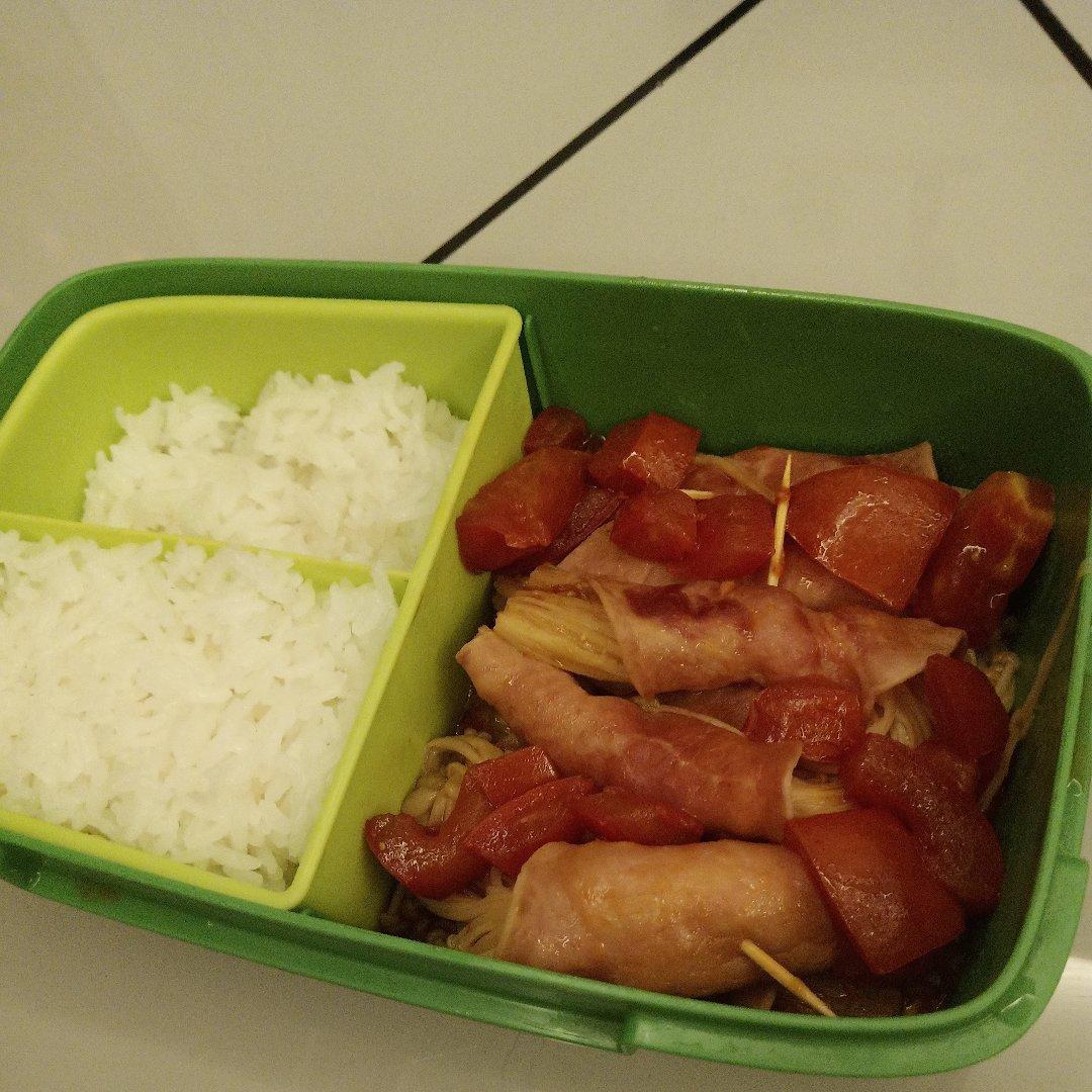 金针菇培根卷