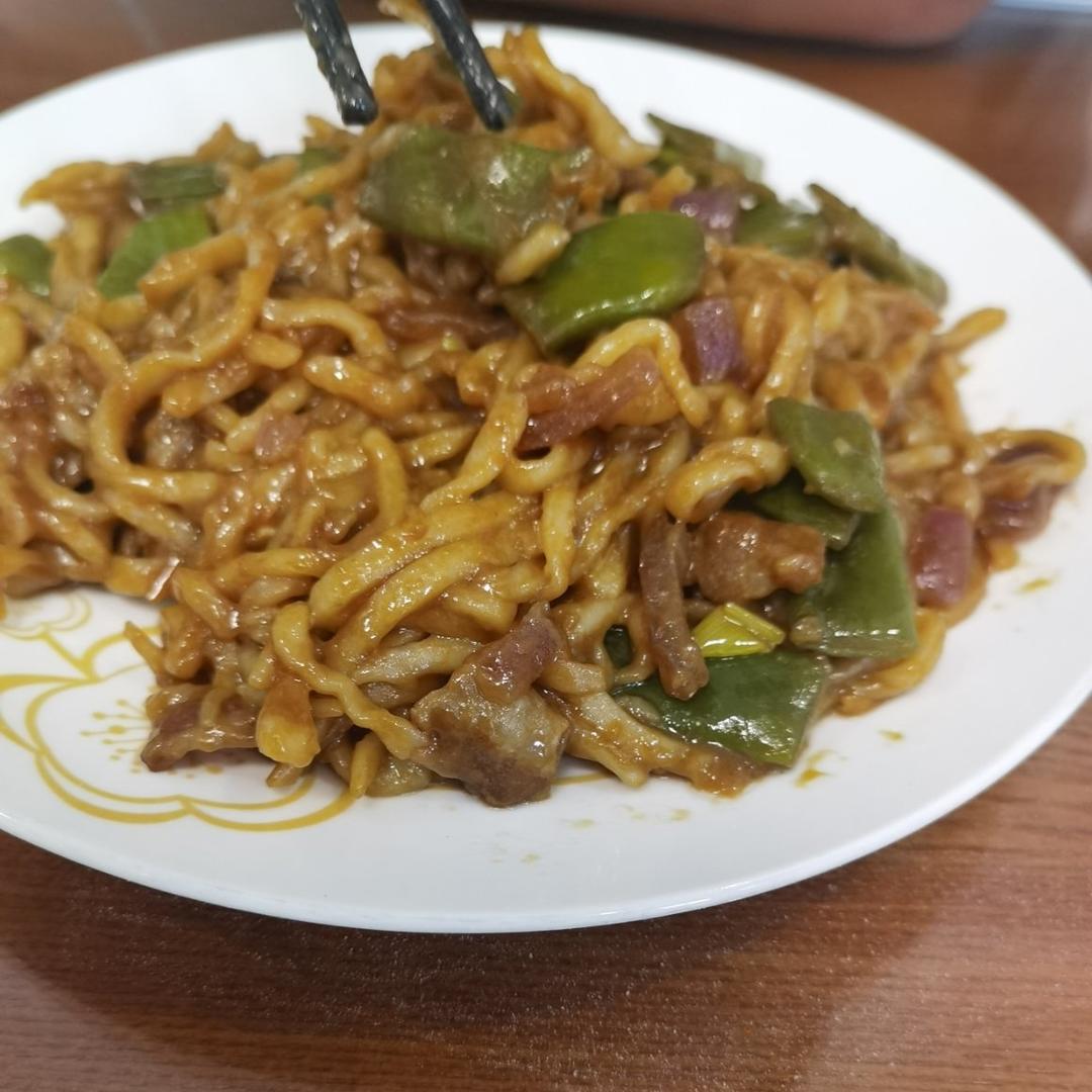 豆角焖面
