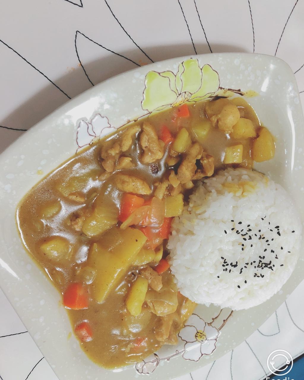 咖喱鸡肉饭