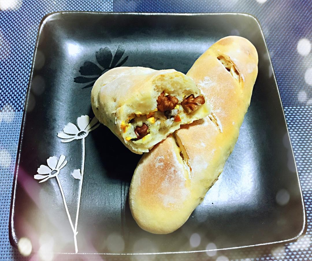 法式橙香核桃面包