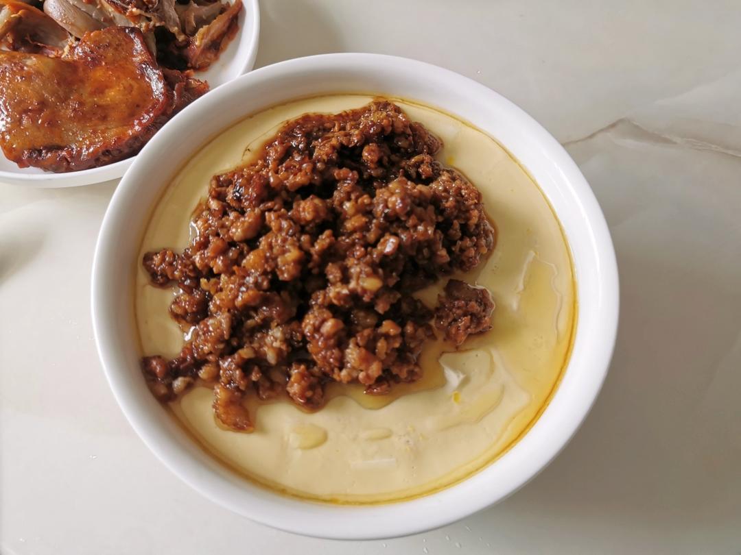 肉末豆腐蒸蛋