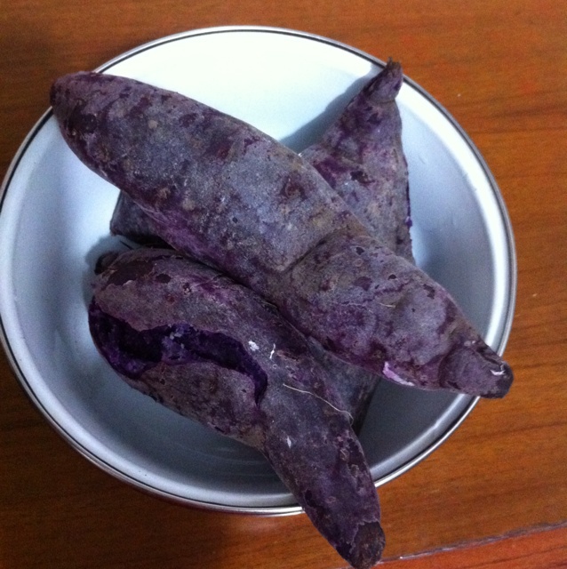 微波炉烤紫薯