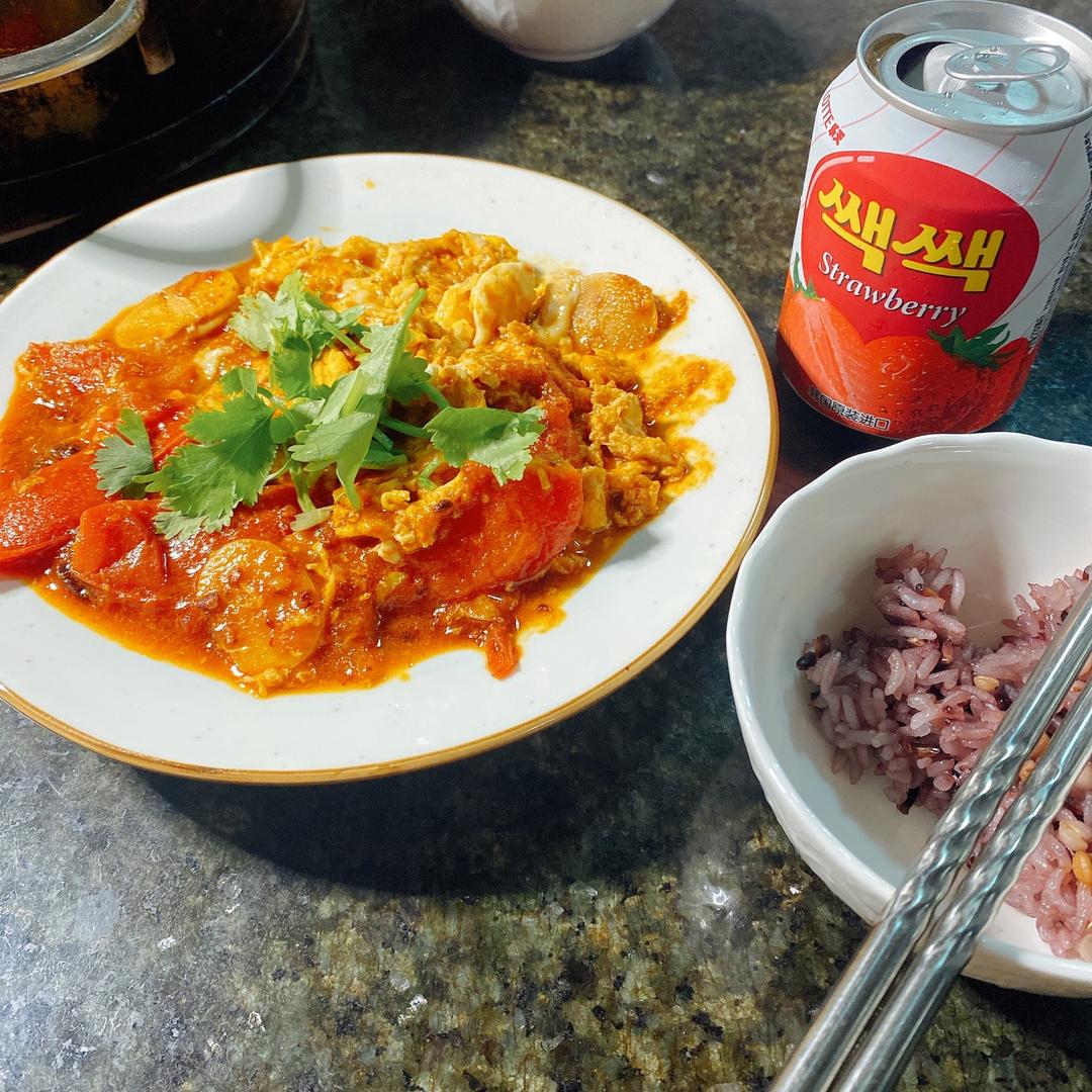 不甜的番茄炒蛋