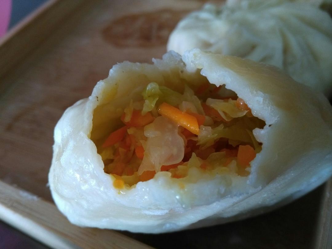 素卷心菜包子