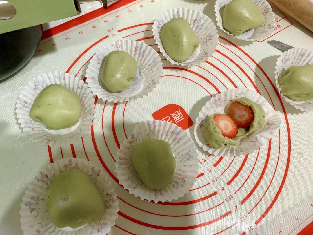 ㊙️无需烤箱‼️一次成功的草莓糯米糍❗️超可爱#北鼎养生壶食谱#