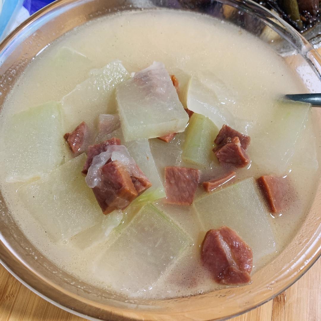 冬瓜火腿汤 鲜得掉眉毛！