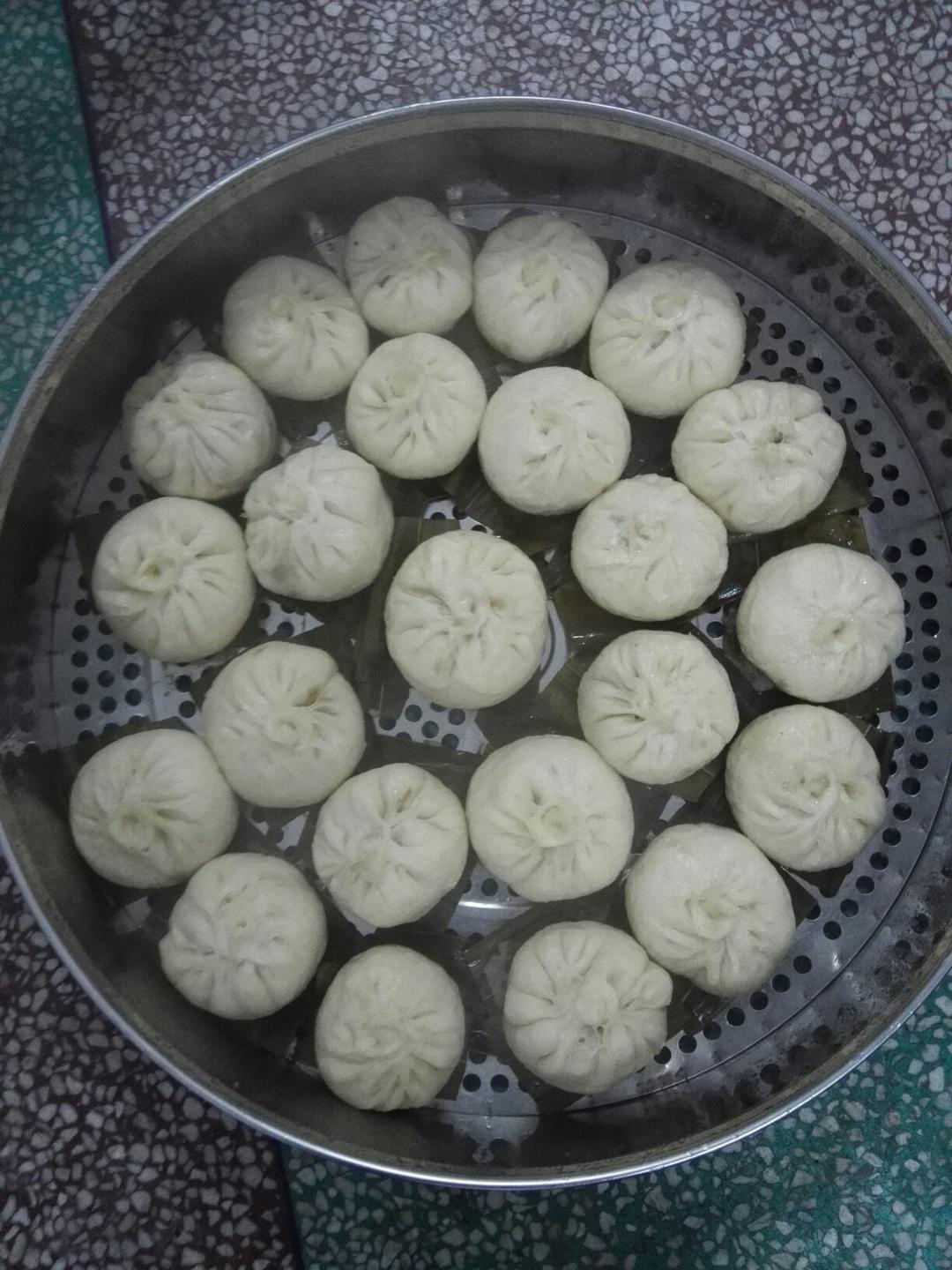 猪肉包子（附视频。一次性发酵。）