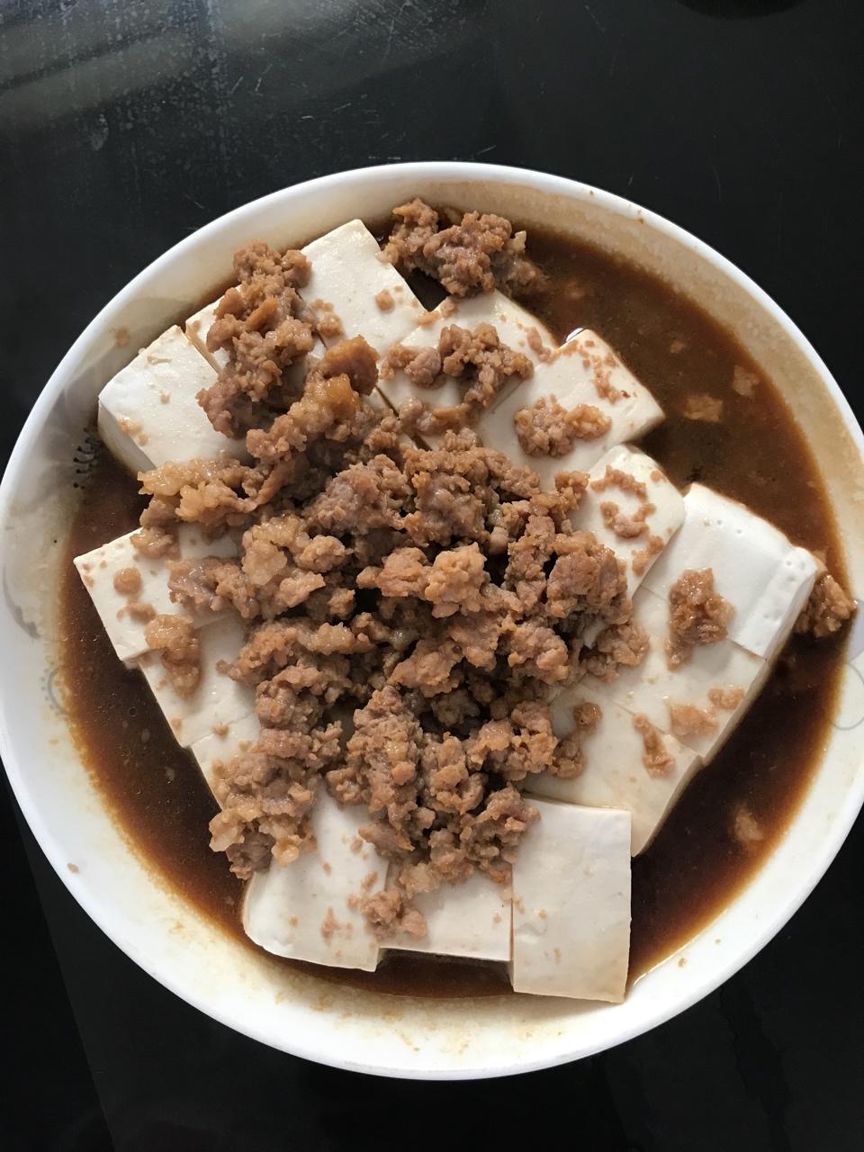 肉末蒸豆腐