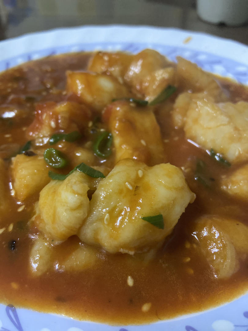 番茄鱼巴沙鱼（也可以用番茄龙利鱼），番茄酱汁超浓郁，营养又下饭！