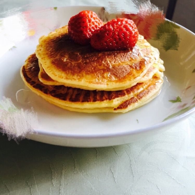 超级简单pancake【无黄油健康版】